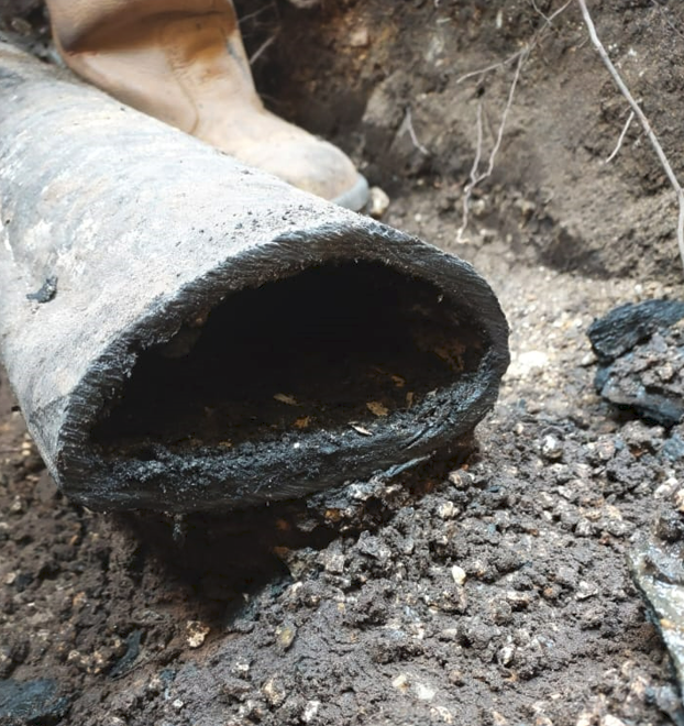 Pitch fibre pipework replacement